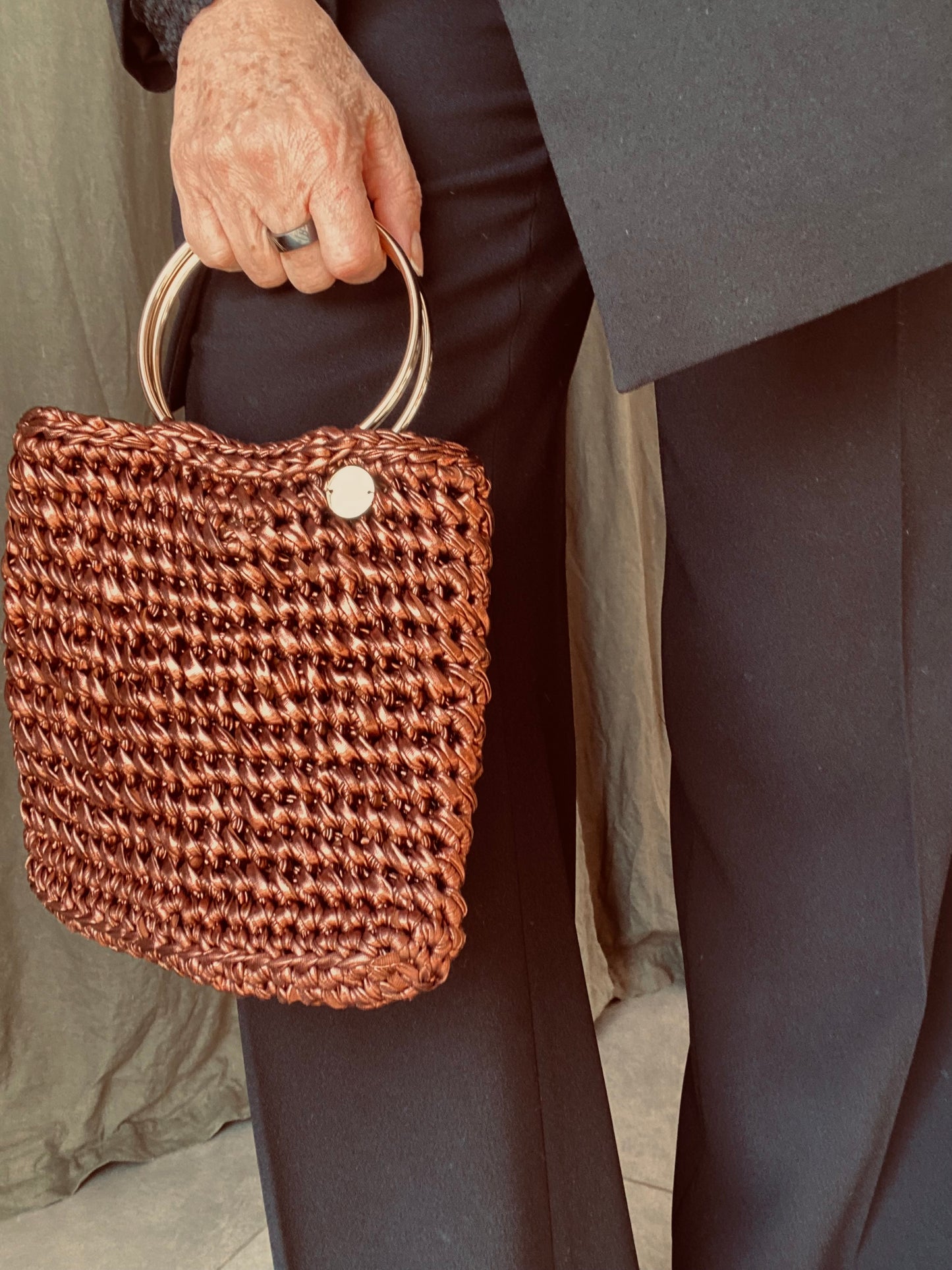 Sac soirée cuivre